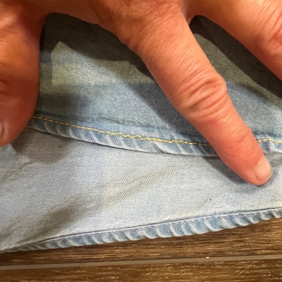 Soft Surroundings TopNotch 100% Tencel Denim Style Tunic Sz L - Picture 11 of 12